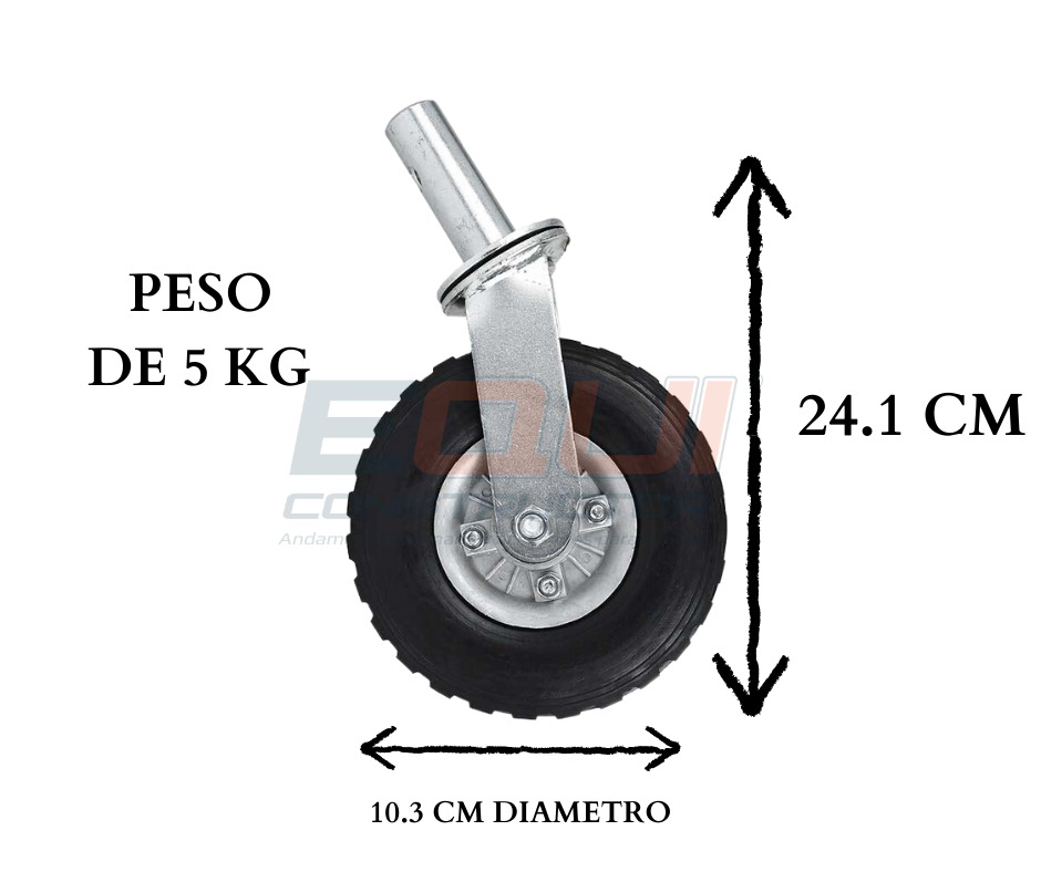 Rodajas Para Andamio De 8"